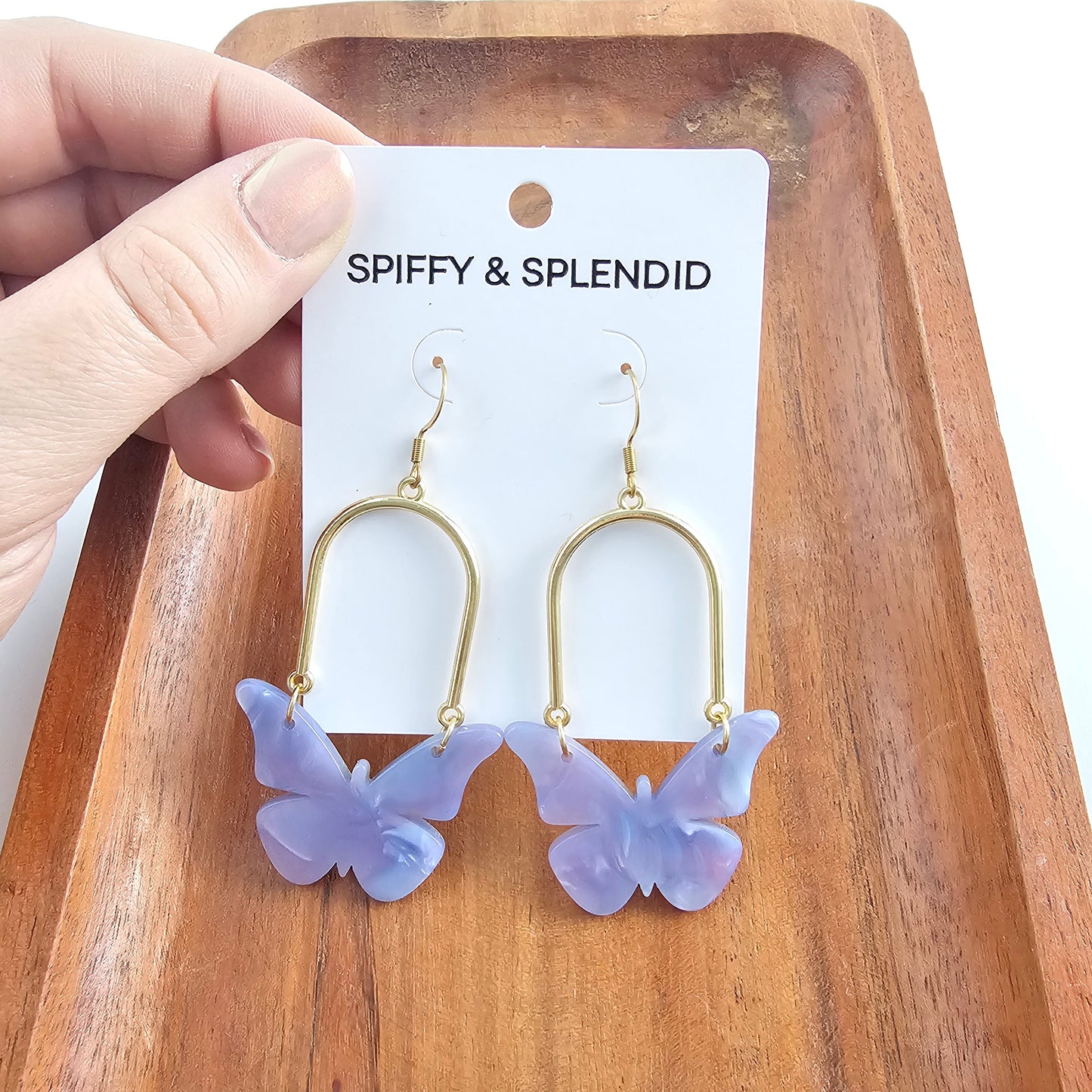 Bindi Butterfly Earrings - Lavender Haze