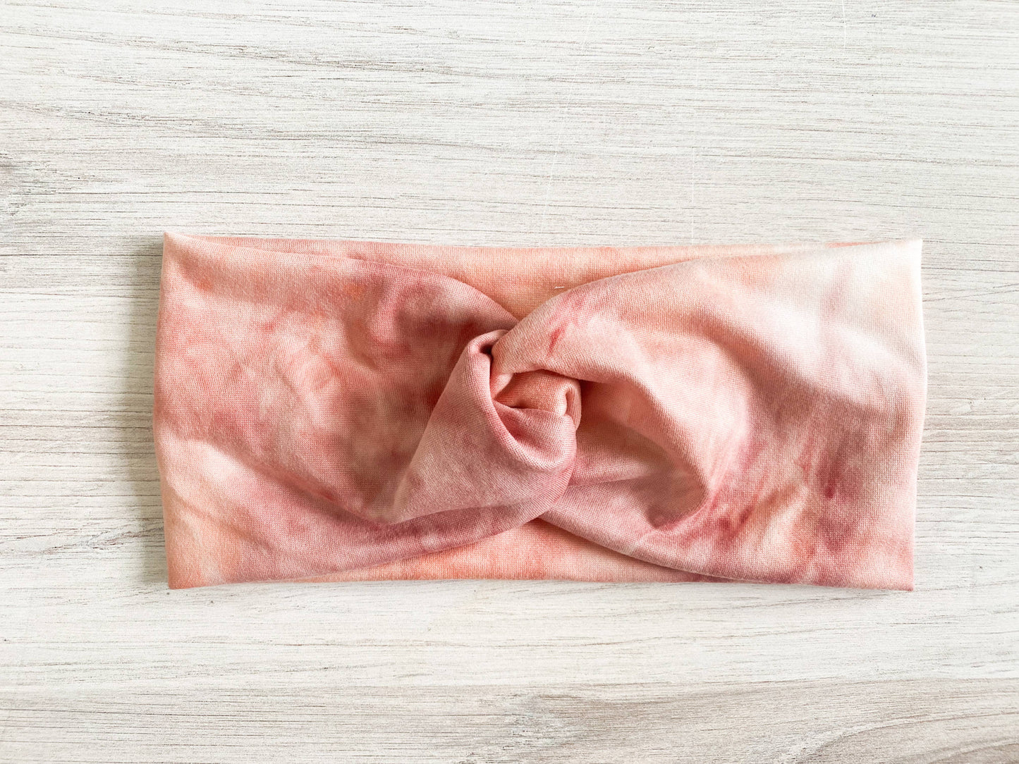 Peachy Pink Twist Headband