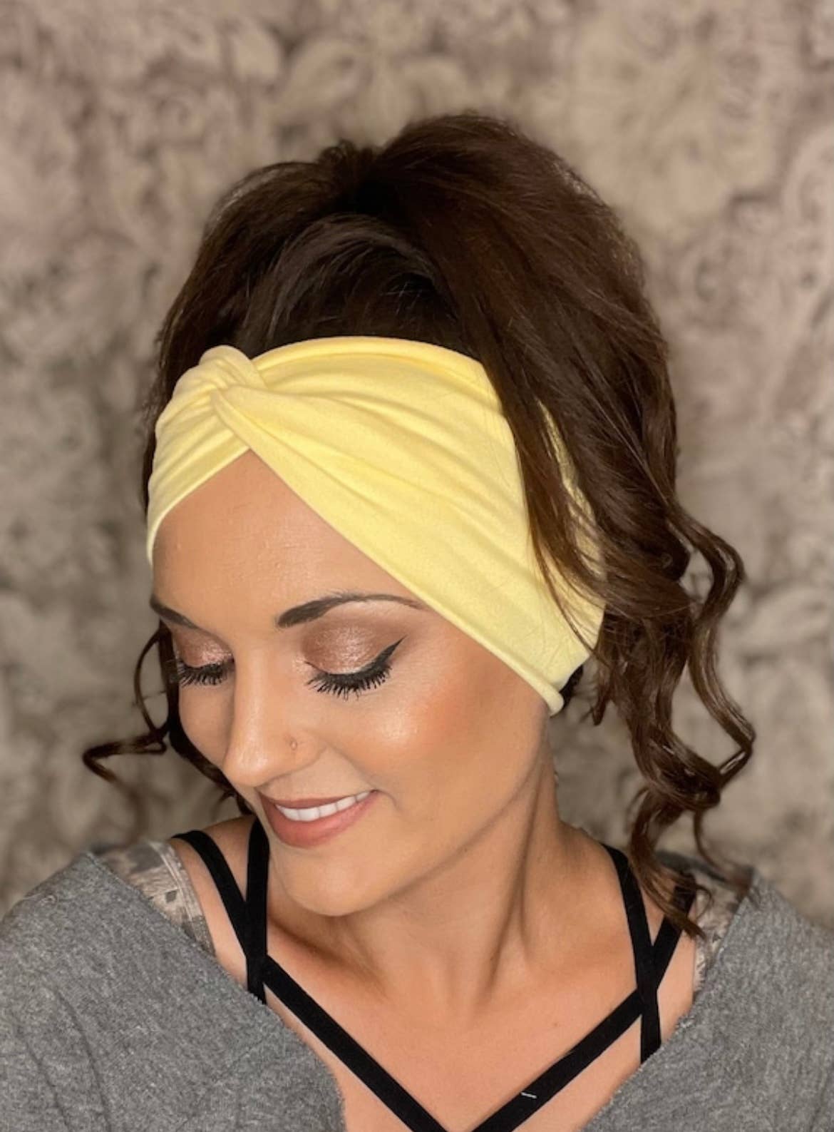 Women banana wide twisted headband