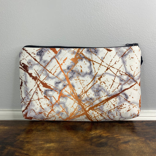 Pouch - Marble Gold Splatter