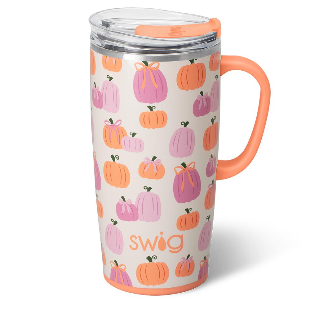 22oz Swig Tumbler - Pumpkin and Bows