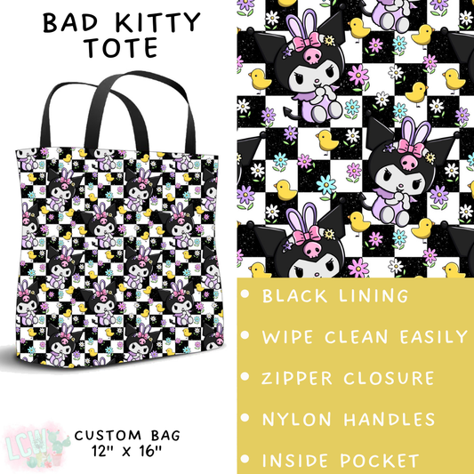 Batch #268 - November Request Run - Closes 1/10 - ETA late March - Bad Kitty Collapsible Tote