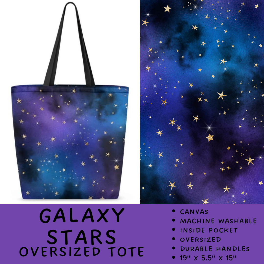 Batch #264 - Travel Collection - Closes 12/31 - ETA - Galaxy Stars Oversized Totes