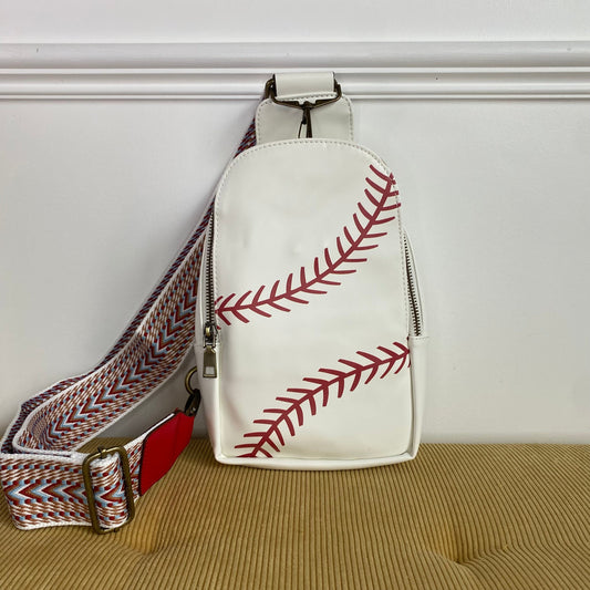 Samantha Sling Crossbody - Baseball