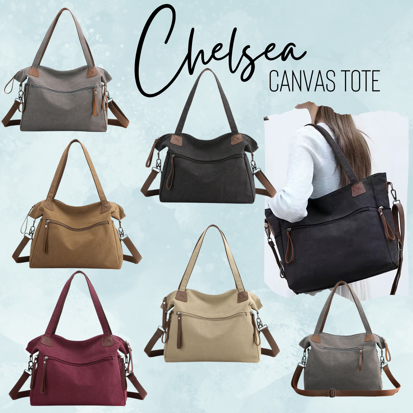 Chelsea - Canvas Tote - PREORDER