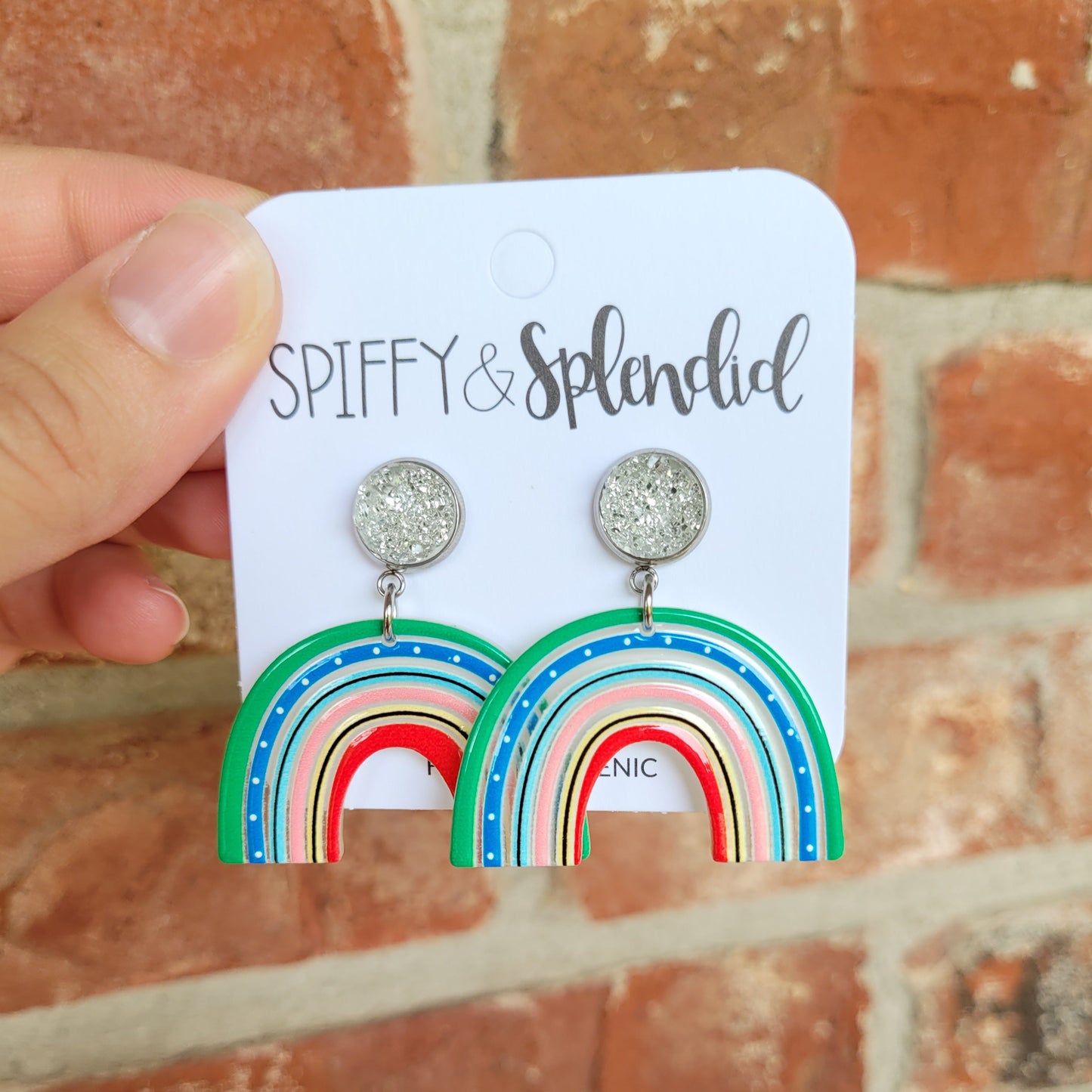 Happy Day Rainbow Earrings- Classic