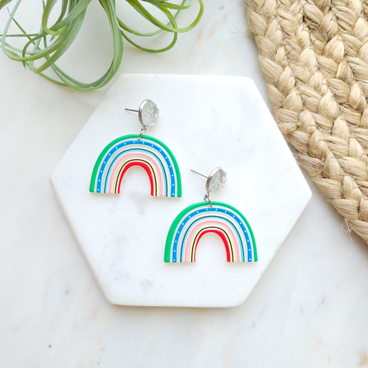 Happy Day Rainbow Earrings- Classic