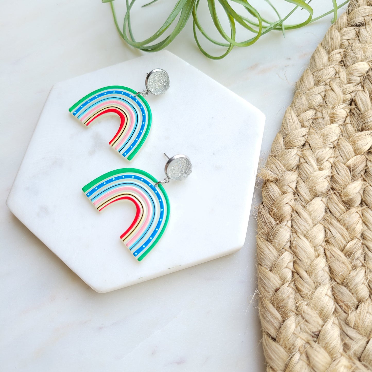 Happy Day Rainbow Earrings- Classic