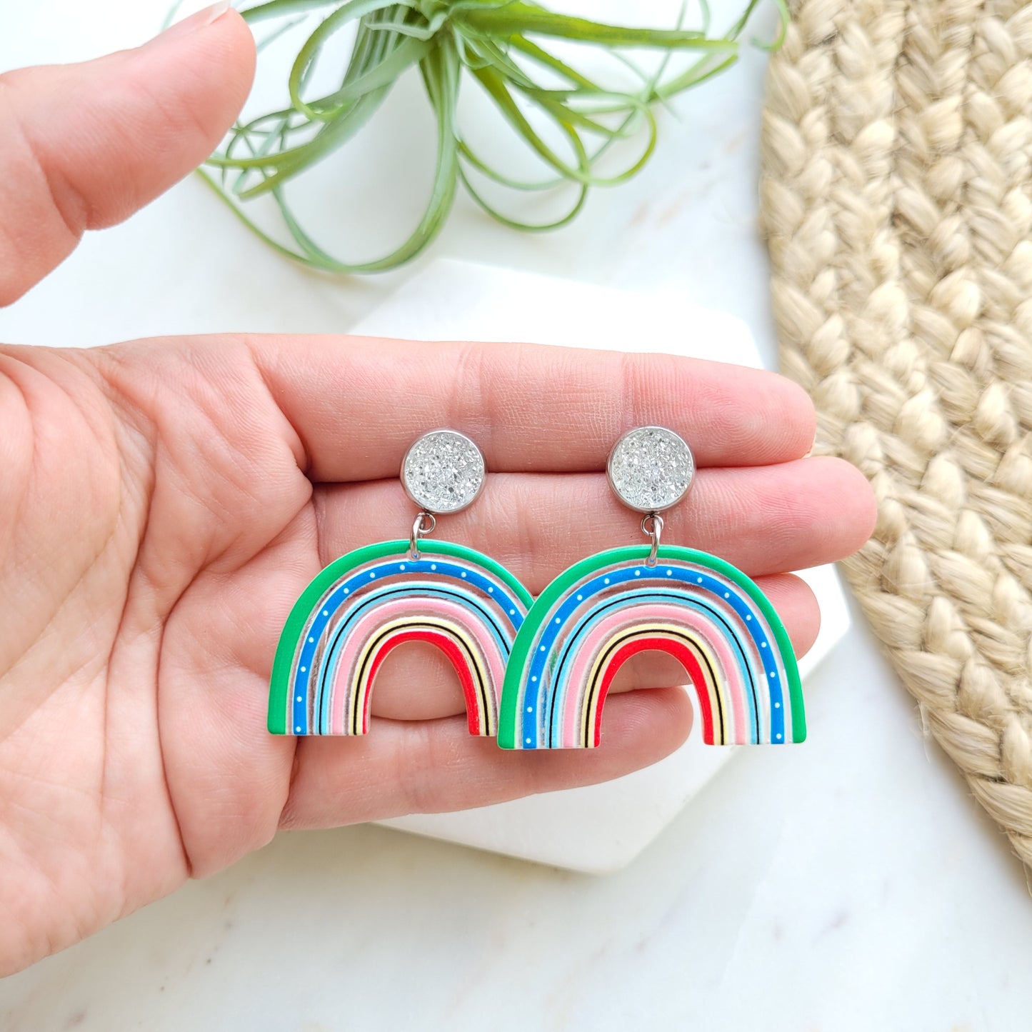 Happy Day Rainbow Earrings- Classic