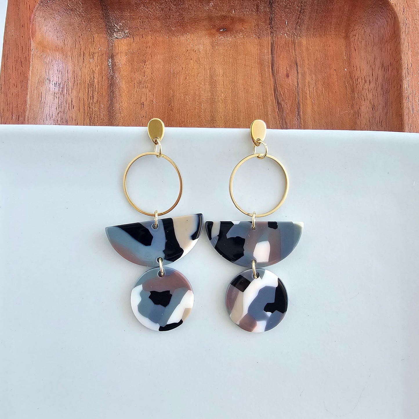 Wren Earrings - Camo