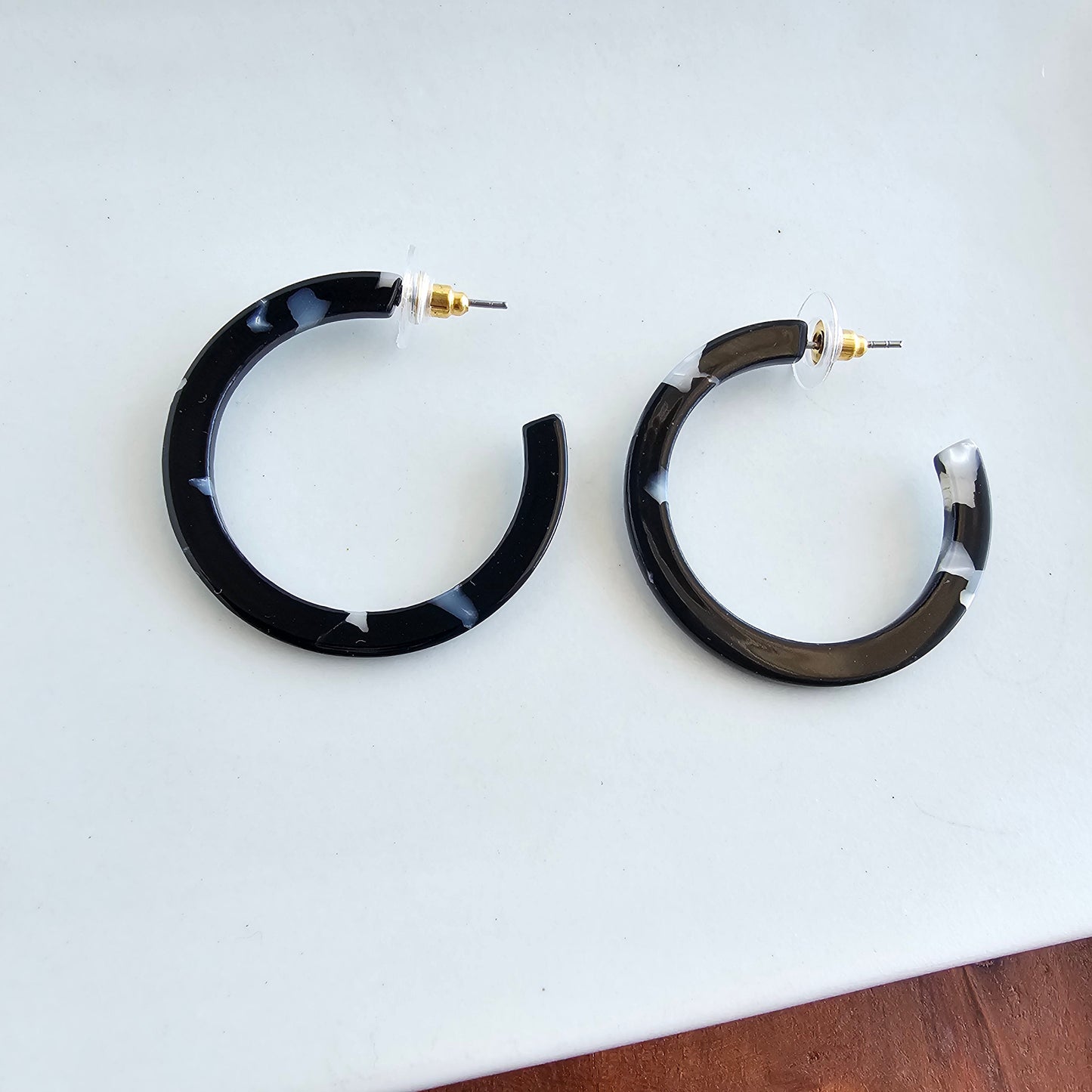 Camy Hoops - Onyx Black