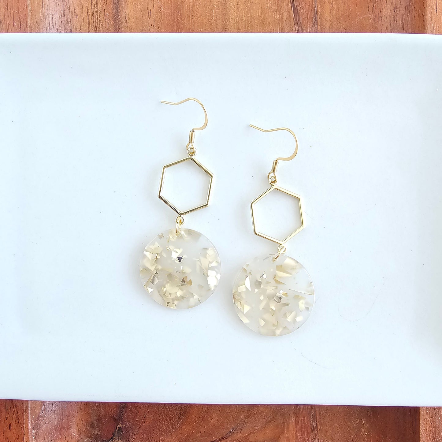 Layla Earrings - Gold Flake