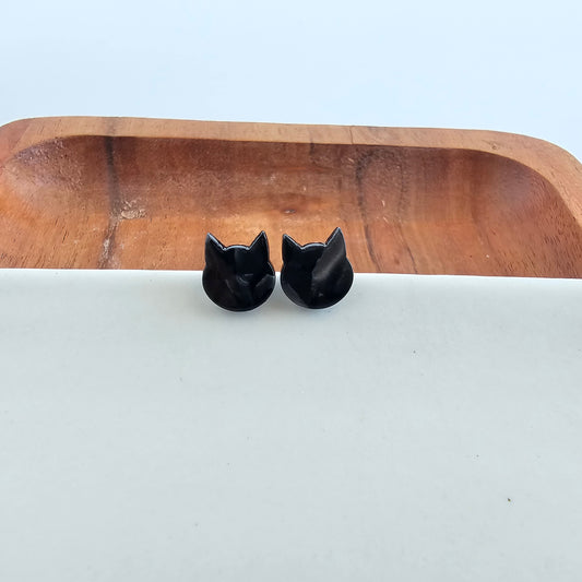 Cat Studs - Black