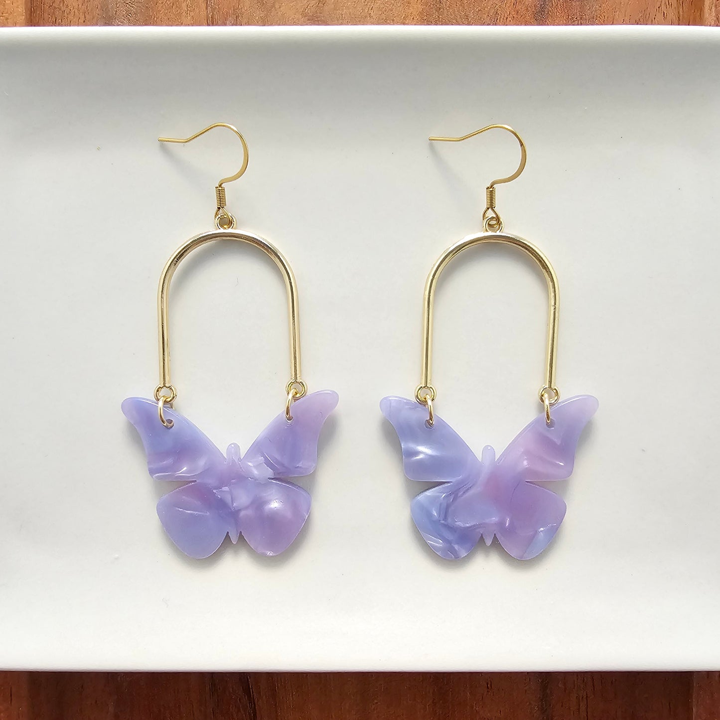 Bindi Butterfly Earrings - Lavender Haze