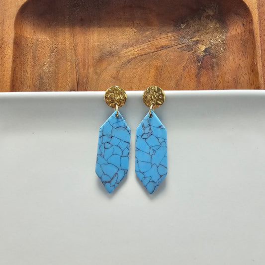 Gemma Earrings - Turquoise