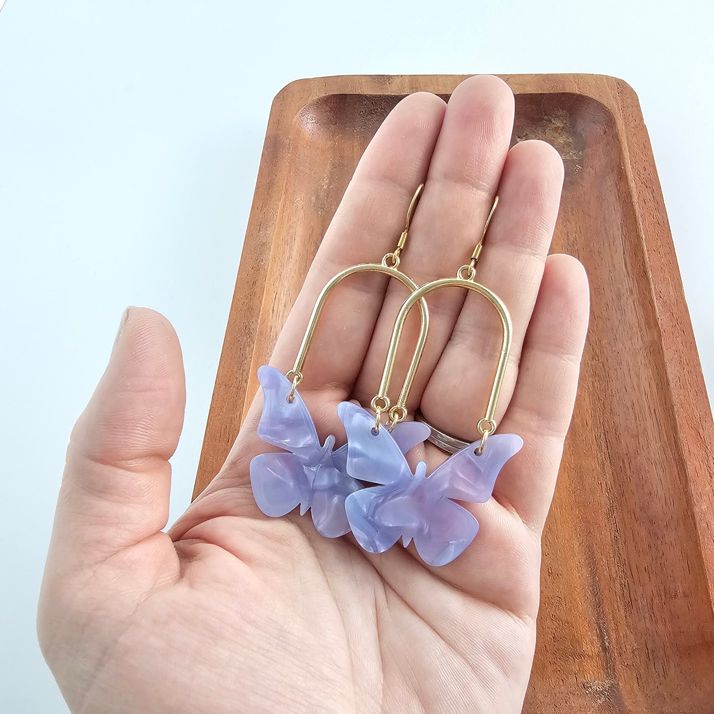 Bindi Butterfly Earrings - Lavender Haze