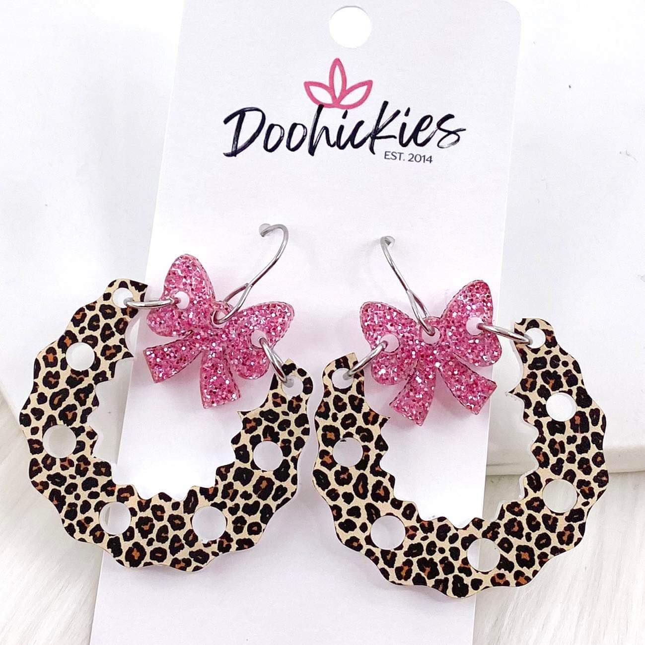 Christmas Leopard Collection -Christmas Earrings