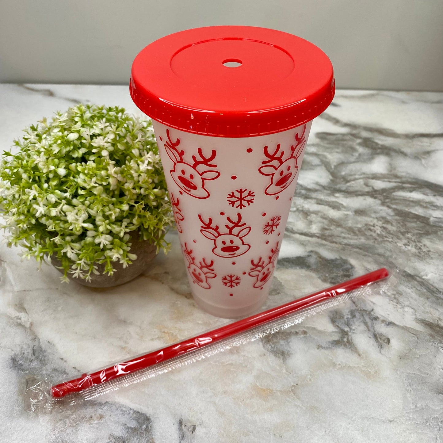 Plastic Tumbler - Christmas - Clear #4