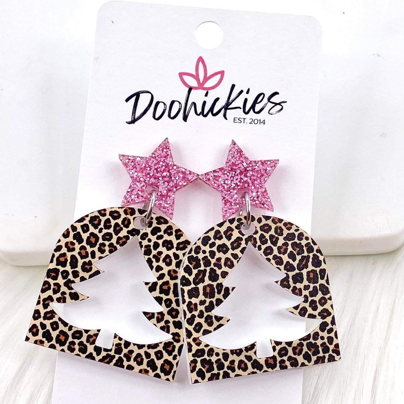 Christmas Leopard Collection -Christmas Earrings