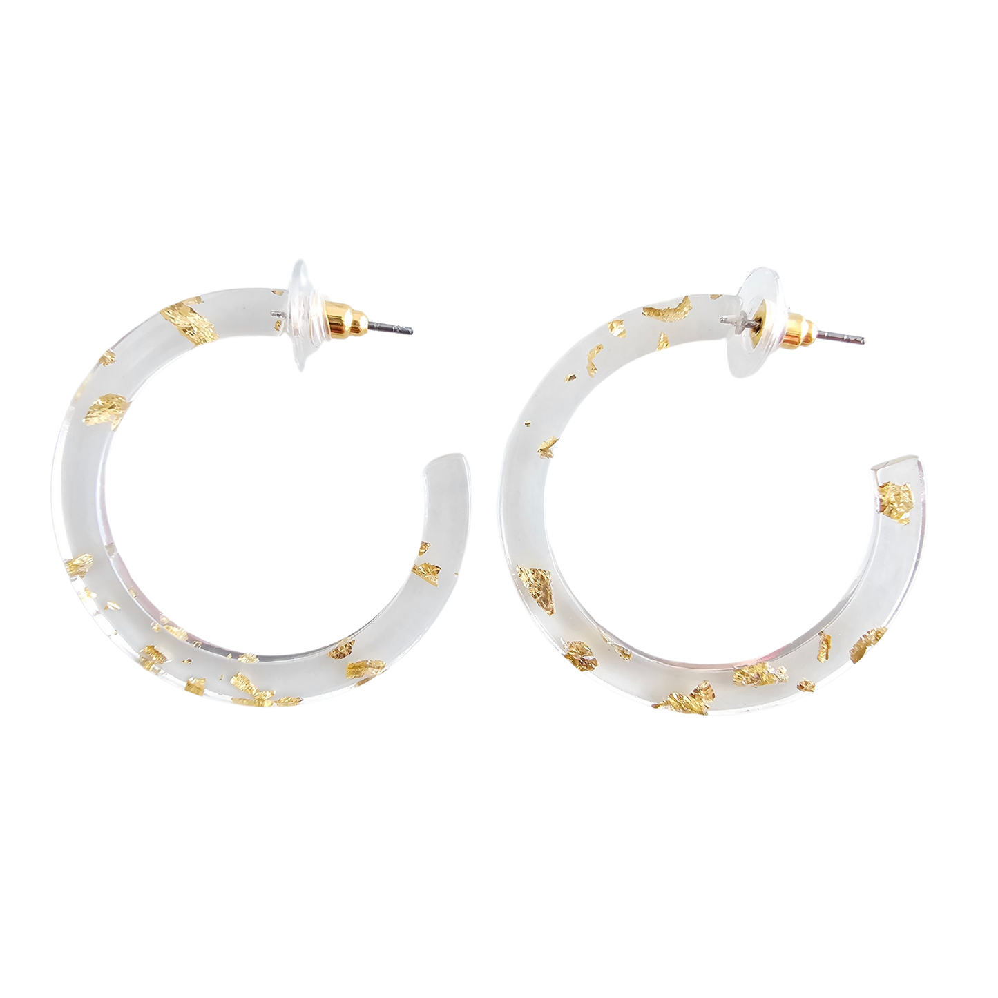 Camy Hoops - Gold Foil