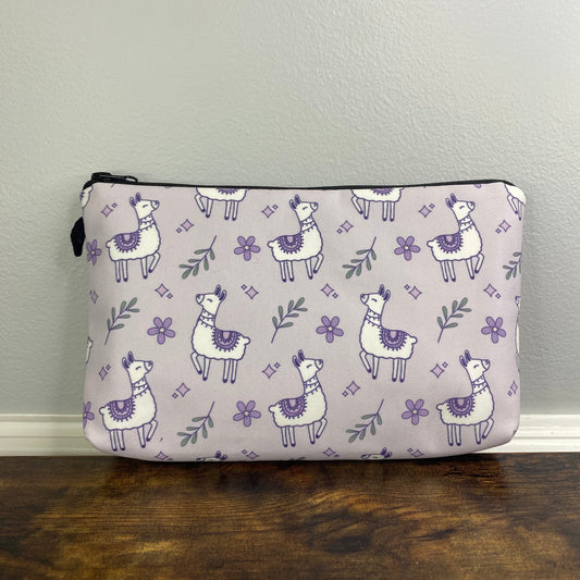 Pouch - Purple Llamas