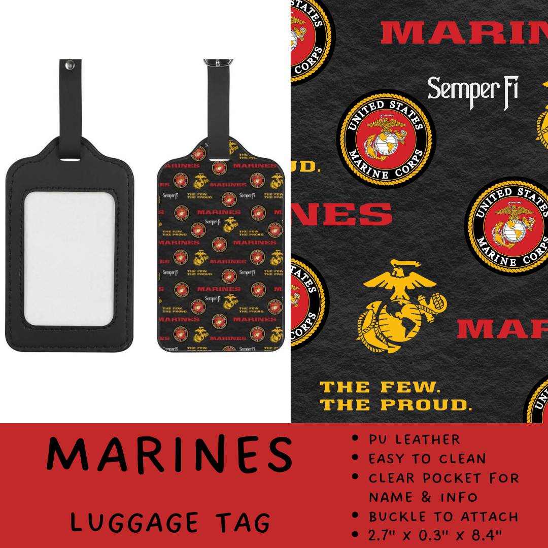 Batch #264 - Travel Collection - Closes 12/31 - ETA - Marines Luggage Tag