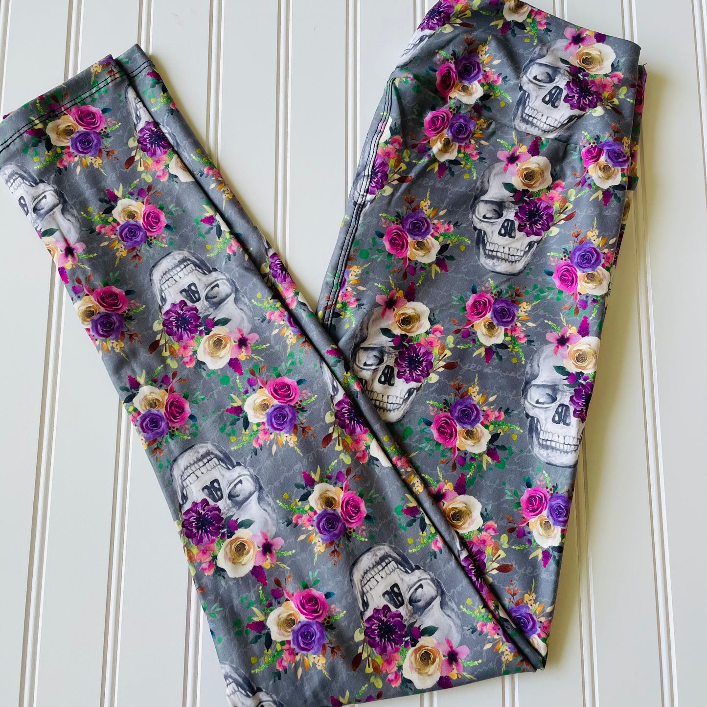 Leggings No Pockets - Skulls