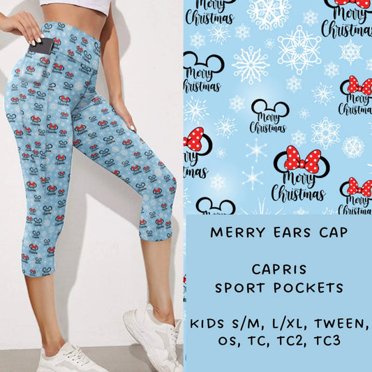 Capri Leggings with Pockets - Merry Ears