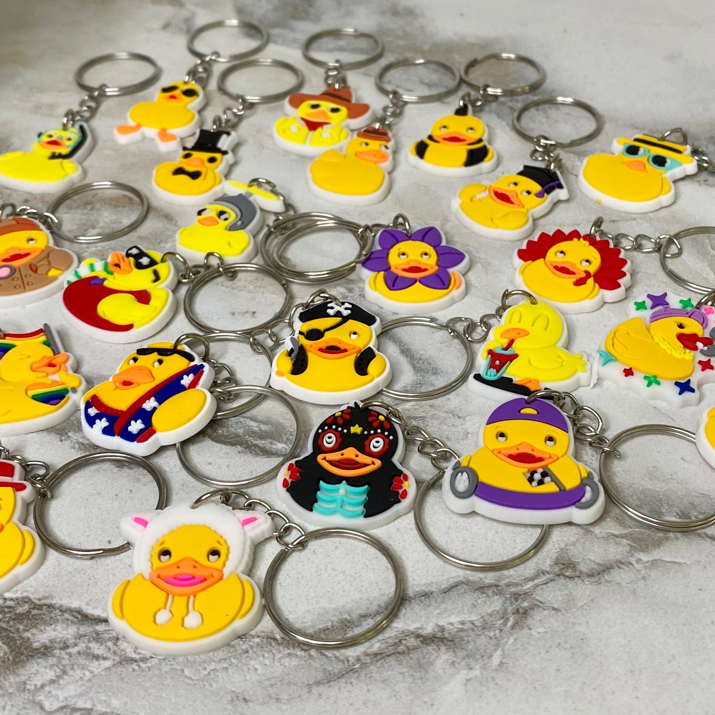 Keychain - Silicone - Ducks