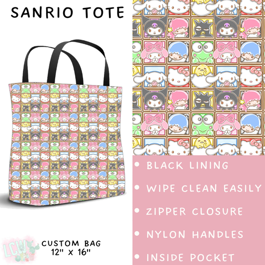 Batch #268 - November Request Run - Closes 1/10 - ETA late March - Sanrio Collapsible Tote