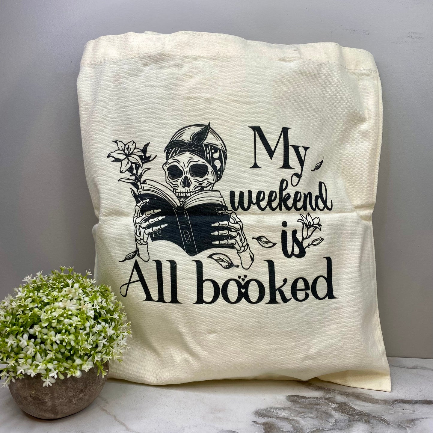 Tote Bag - Skeleton Books - #3