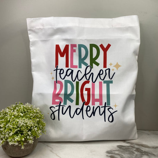 Tote Bag - Christmas - Merry Teacher