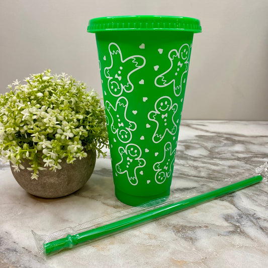 Plastic Tumbler - Christmas - Green #3