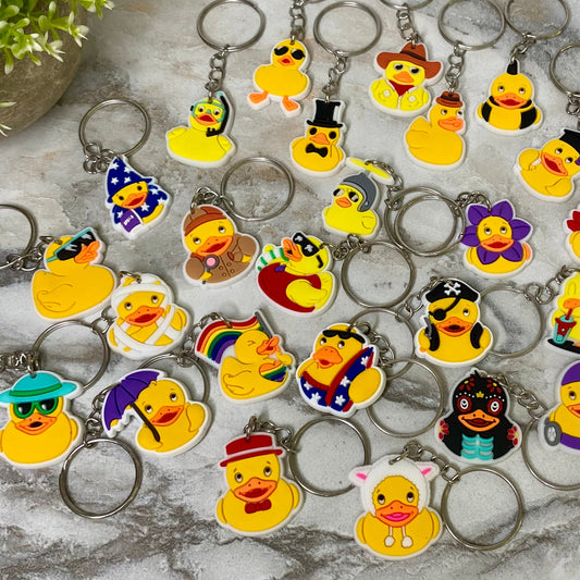 Keychain - Silicone - Ducks