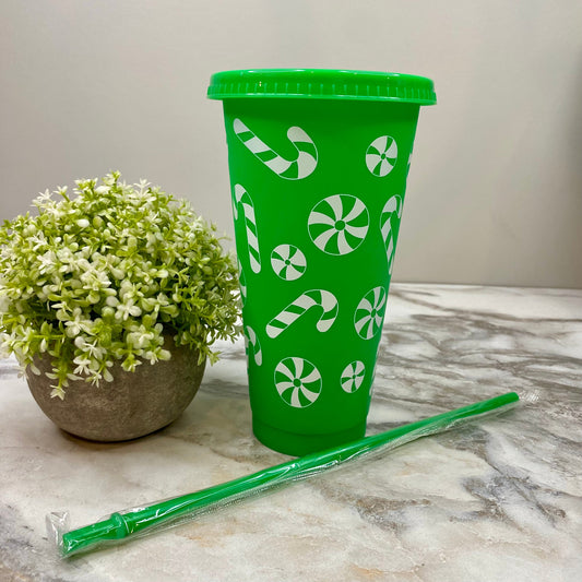 Plastic Tumbler - Christmas - Green #1