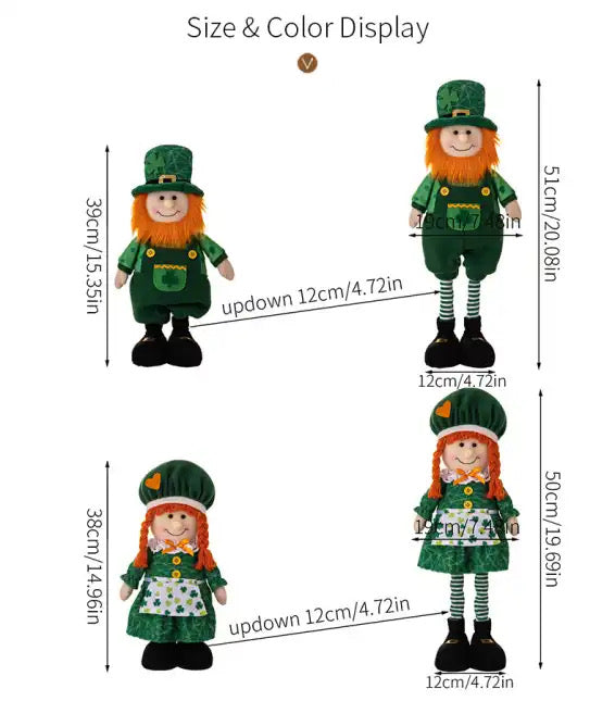 Telescopic Standing Decor - St. Patrick’s Day #1 - PREORDER 12/27-12/30