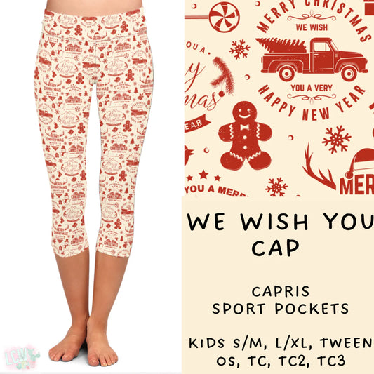 Capri Leggings with Pockets - We Wish You