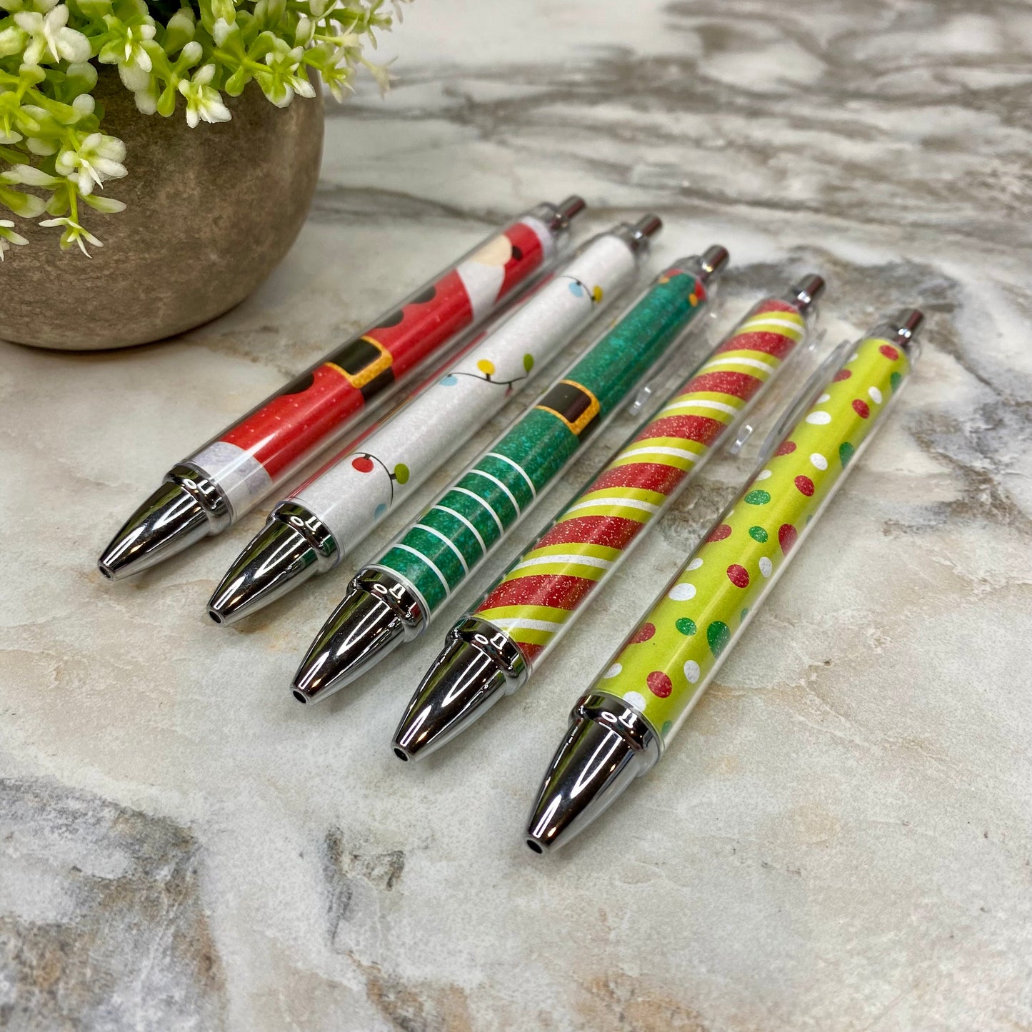 Pen - Clear Christmas Design Full Set #3