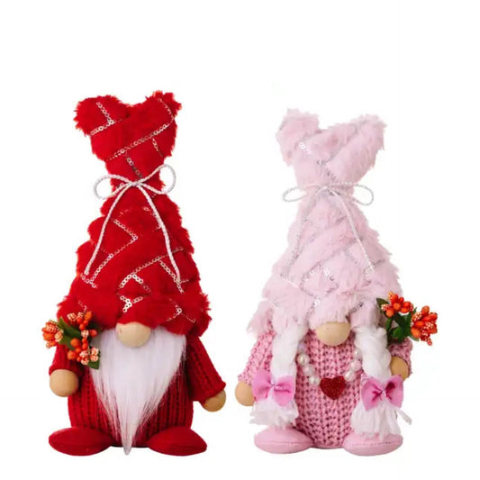 Gnome - Valentine #10 - Red & Pink - PREORDER 12/12-12/15