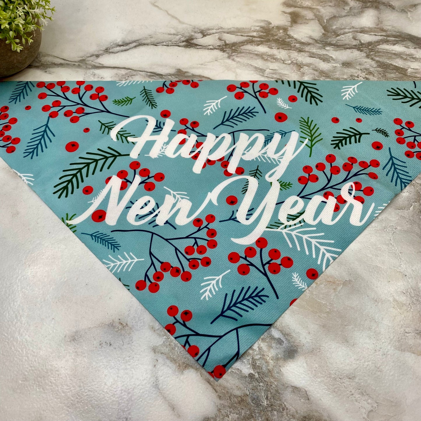 Dog Bandana - New Year - Berries