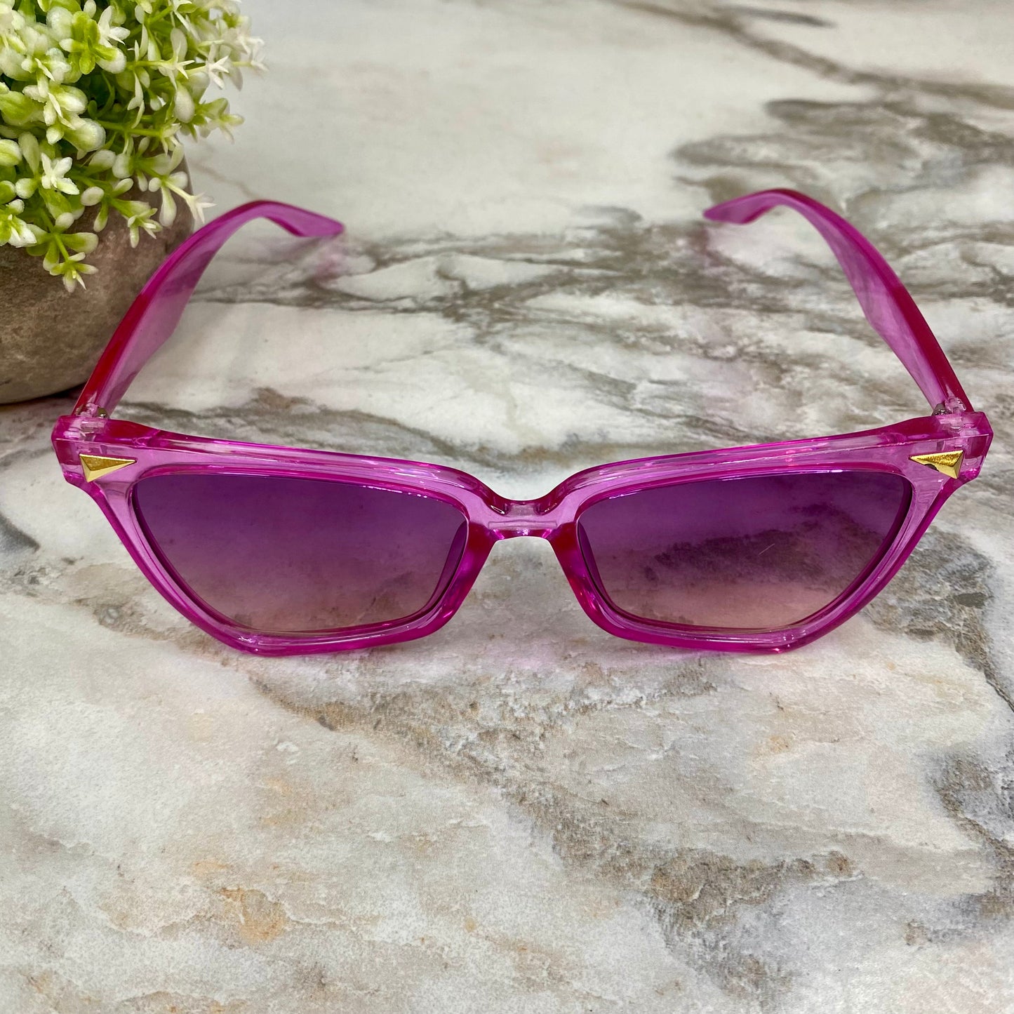 Sunglasses - Style J - Hot Pink