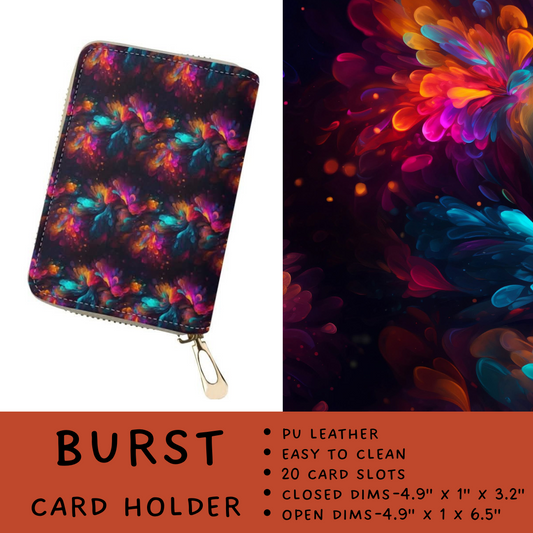 Batch #265 - Card Holders & Foldable Wallets - Closes 1/1 - ETA mid Feb - Burst Card Holder