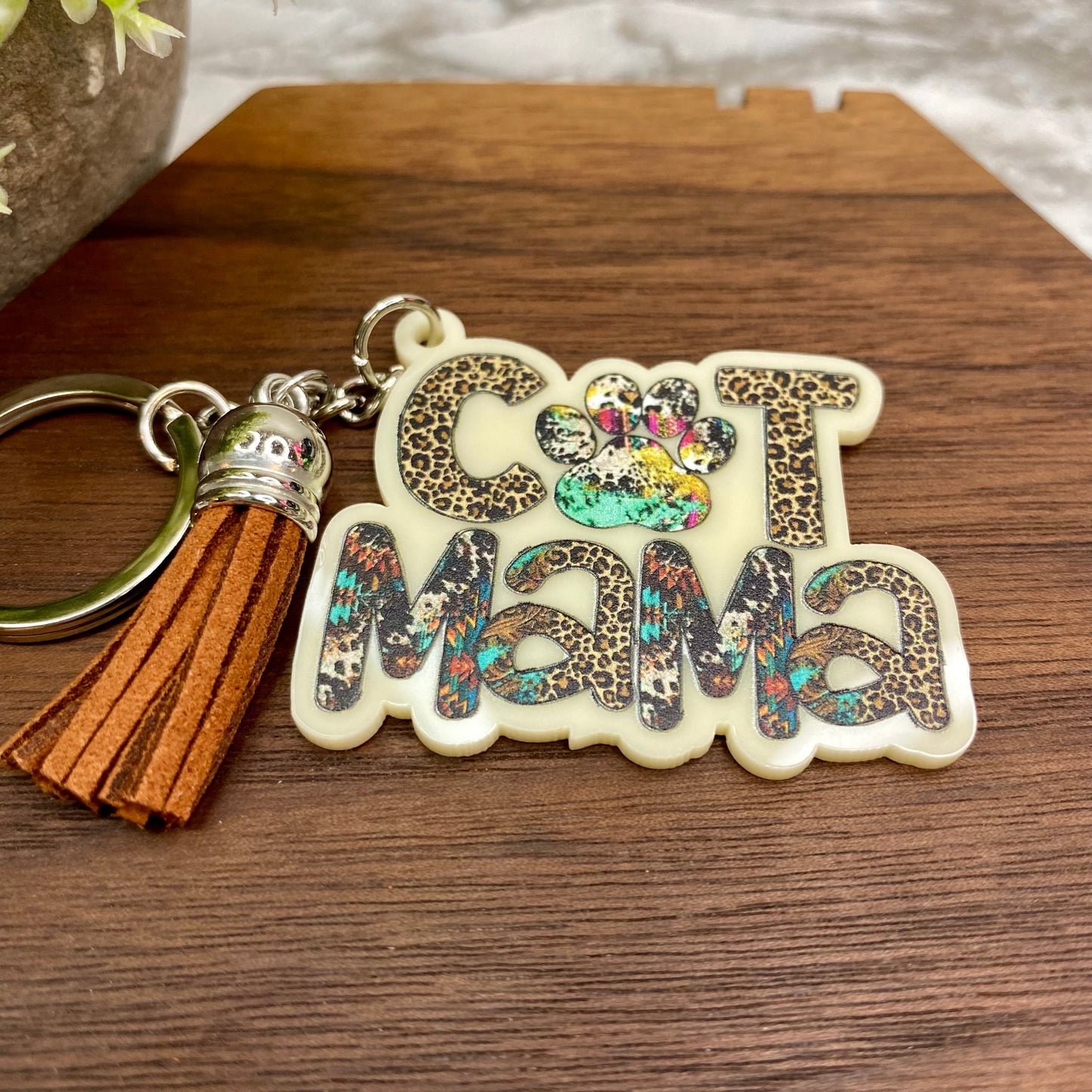 Keychain - Acrylic - Cat Mama