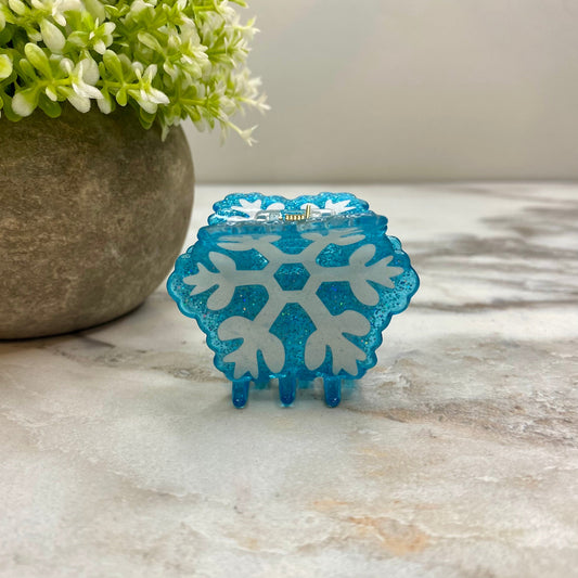 Hair Clip - Christmas Snowflake