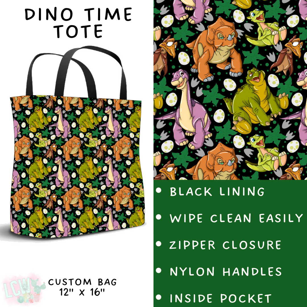 Batch #272 - Storybook Collection - Closes 1/17 - ETA late March - Dino Time Tote