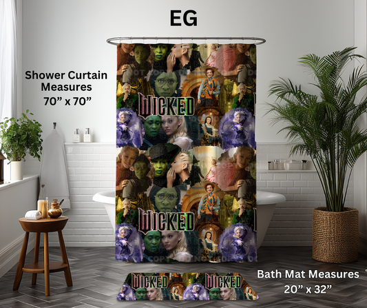 Preorder! Closes 1/6. ETA March. EG Custom Shower Curtain and/or Bath Mat