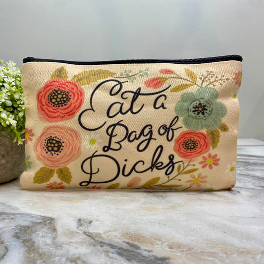 Pouch Rectangle Canvas - Eat a Bag of Dicks