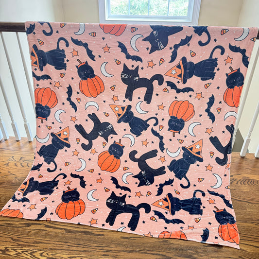 Blanket - Halloween - Black Cats