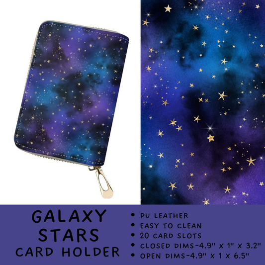 Batch #265 - Card Holders & Foldable Wallets - Closes 1/1 - ETA mid Feb - Galaxy Stars Card Holder