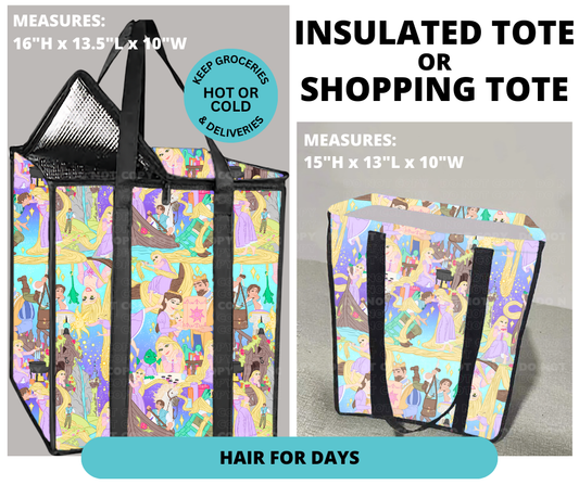 Preorder! Closes 12/30. ETA March. Hair For Days Shopping or Insulated Tote